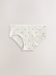 Black/White Dots Hipster Briefs 5 Pack (2-16yrs) - Image 5 of 9