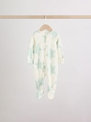 Green Star Two Way Zip Baby Sleepsuits 5 Pack (0mths-2yrs) - Image 2 of 16