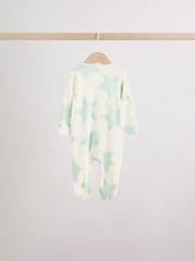 Green Star Two Way Zip Baby Sleepsuits 5 Pack (0mths-2yrs) - Image 8 of 16