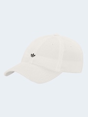 Blanco - Gorra de béisbol de pana de adidas Originals - Imagen 1 de 2