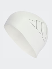 adidas White/Black Performance Swim Cap - Image 1 of 4