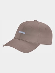 adidas Brown/Blue Linear Embroidered Cap - Image 1 of 2