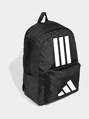 adidas Black/White Classic 3 Bar Logo Backpack - Image 4 of 7