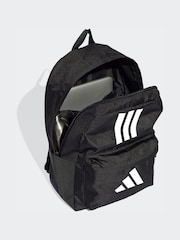 adidas Black/White Classic 3 Bar Logo Backpack - Image 5 of 7