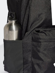 adidas Black/White Classic 3 Bar Logo Backpack - Image 6 of 7
