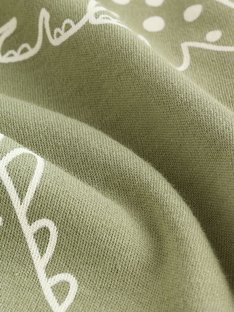 Multi Dino Two Way Zip Baby Sleepsuits 5 Pack (0mths-3yrs) - Image 16 of 16