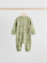Multi Dino Two Way Zip Baby Sleepsuits 5 Pack (0mths-3yrs) - Image 8 of 16