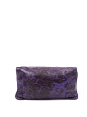 The Handbag Clinic Purple Mulberry Print Mitzy Clutch Bag - Image 2 of 6
