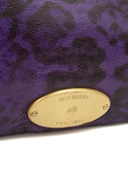 The Handbag Clinic Purple Mulberry Print Mitzy Clutch Bag - Image 5 of 6