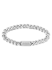 BOSS Silver Tone Gents Chain for Him Stainless Steel Bracelet - Image 1 of 2