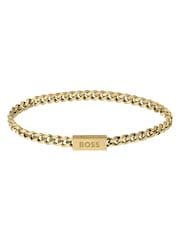 BOSS Gold Plated Chain For Him IP Bracelet - Image 1 of 3
