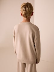 Ecru skull logo Sweatshirt Sweat Hoodie (3-16yrs) - Image 3 of 6