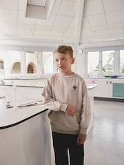 Ecru skull logo Sweatshirt Sweat Hoodie (3-16yrs) - Image 5 of 6