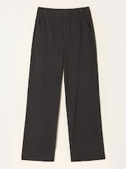 FatFace Presley Black Kilt Check Trousers - Image 6 of 6