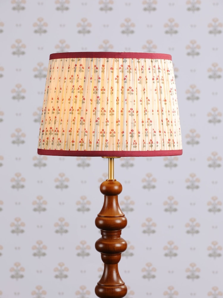 Laura Ashley Multi Coloured Harthill Daisies 12" Pleated Shade - Image 1 of 6