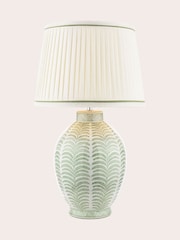 Laura Ashley Green Stannard Table Lamp - Image 3 of 6