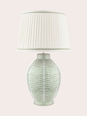 Laura Ashley Green Stannard Table Lamp - Image 4 of 6