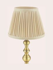 Laura Ashley Brass Ezra Twin Pack Matt Antique Table Lamp - Image 4 of 5
