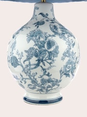 Laura Ashley Blue Maltby Table Lamp - Image 6 of 6