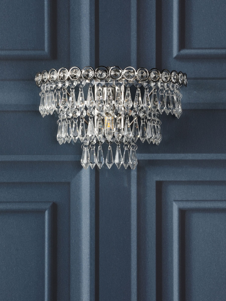 Laura Ashley Nickel Enid Matt Antique Wall Light - Image 2 of 6 Laura Ashley Nickel Enid Matt Antique Wall Light - Image 2 of 6