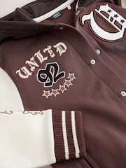 Brown Graphic Print Bomber Jacket (3-16yrs) - Image 9 of 10