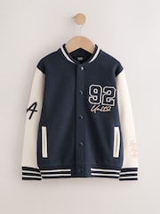 Navy Graphic Print Bomber Jacket (3-16yrs) - Image 1 of 5