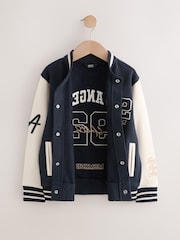 Navy Graphic Print Bomber Jacket (3-16yrs) - Image 2 of 5