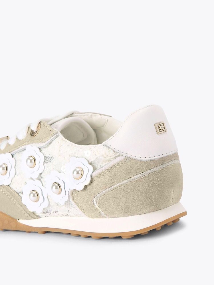 KG Kurt Geiger Lavender Flower Trainers - תמונה 4 מתוך 4 KG Kurt Geiger Lavender Flower Trainers - תמונה 4 מתוך 4