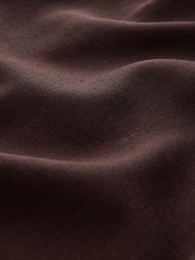 Chocolate Brown/Khaki Green Balloon Trousers With Linen 2 Pack - Image 10 of 10