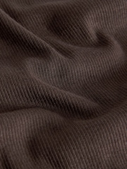 The Set 4 Pack Ribbed Racer Vests Chocolate brown/Light Pink/Pink/Light Brown - Image 6 of 7