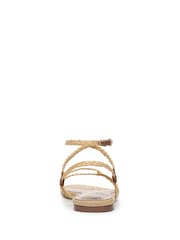 Sam Edelman Natural Ellina Braid Regular Fit Strappy Sandals - Image 4 of 6