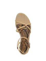 Sam Edelman Natural Ellina Braid Regular Fit Strappy Sandals - Image 5 of 6