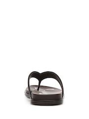 Sam Edelman Brown Lila Regular Fit Toe Post Sandals - Image 5 of 7
