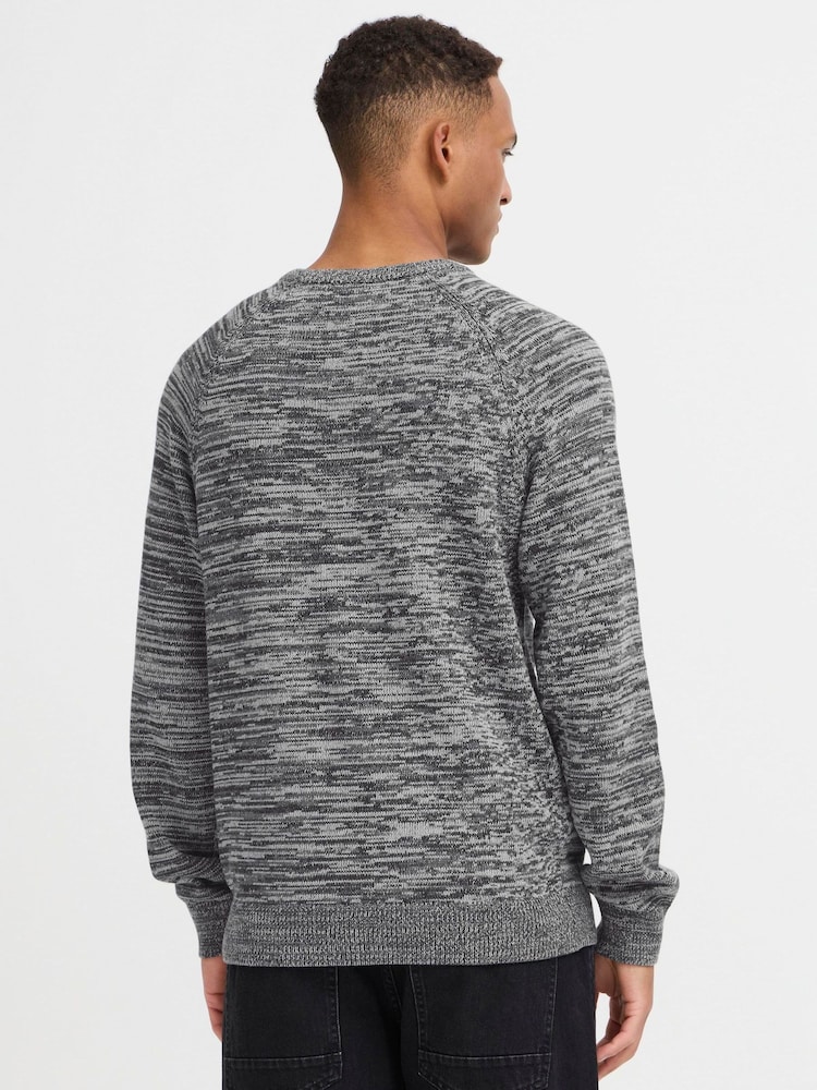 Blend Grey BHBenjamin Crew Neck Jumper - Image 2 of 4 Blend Grey BHBenjamin Crew Neck Jumper - Image 2 of 4