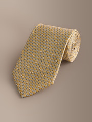 Yellow Signature Italian Silk Design Tie - Image 1 of 3