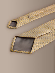 Yellow Signature Italian Silk Design Tie - Image 3 of 3