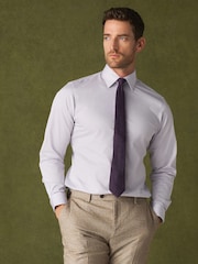 Purple Rose Dufton Slim Fit Smart Shirt Tie and Pocket Square Set - Image 1 of 8