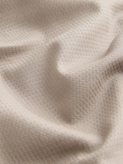 Neutral Regular Fit Cotton Rich Textured Easy Care Smart Shirt - Image 8 of 8