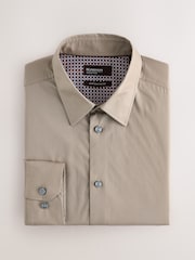 Neutral N. Premium Cotton Stretch Shirt and Tonal Tie and Tie Clip Set - Image 1 of 5
