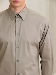 Neutral N. Premium Cotton Stretch Shirt and Tonal Tie and Tie Clip Set - Image 5 of 5