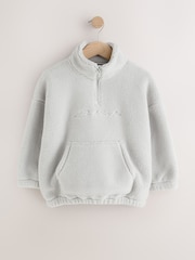 Grey Funnel Neck Fleece (3-16yrs) - Image 1 of 6