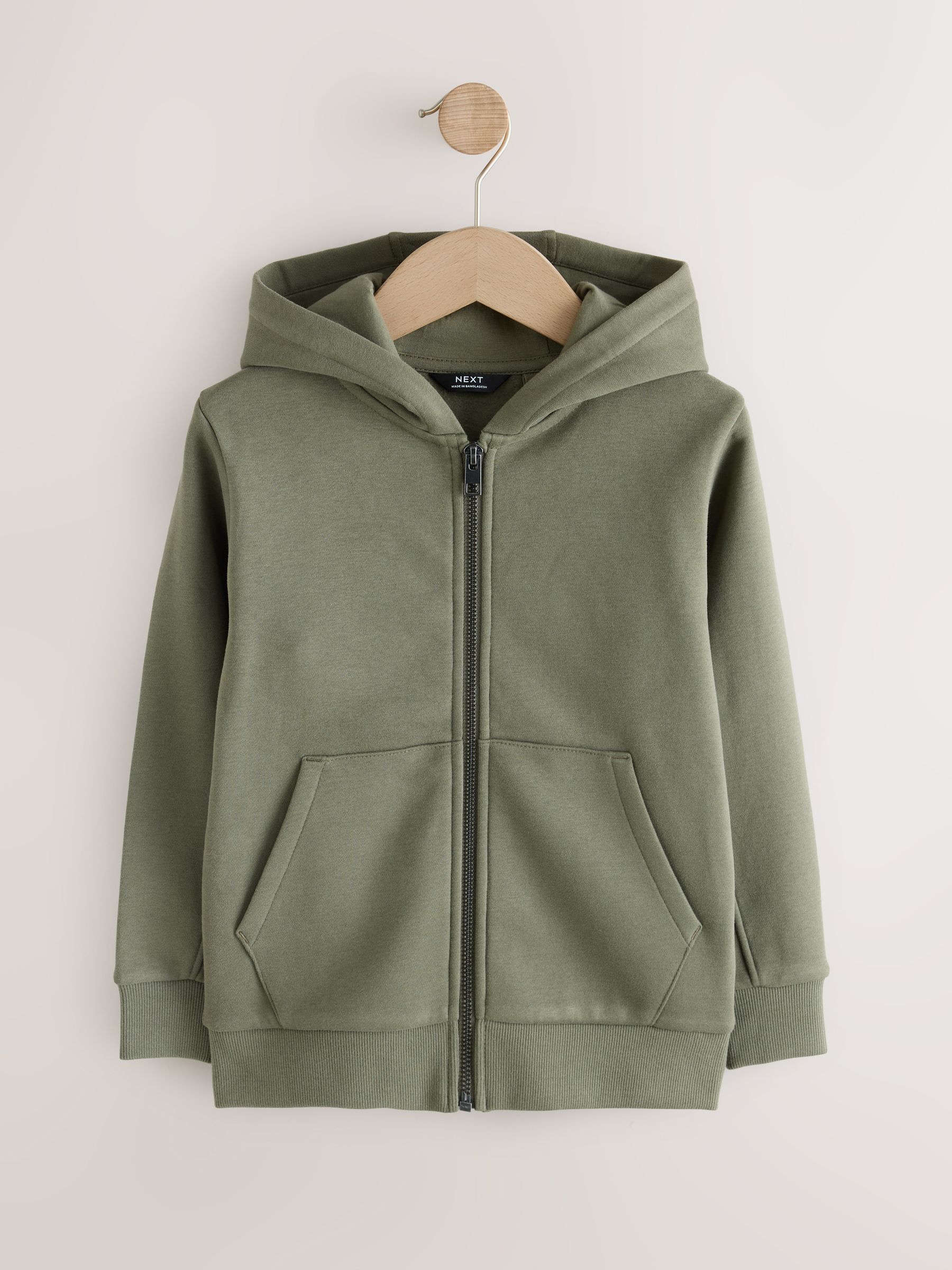 Buy Khaki Regular Fit Sweat Hoodie (3-16yrs) from the Next UK