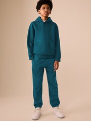 Teal Skull Overhead Hoodie (3-16yrs) - Image 2 of 4