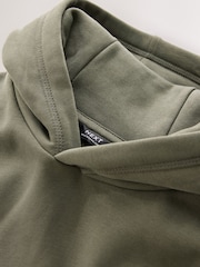 Khaki Green Skull Overhead Hoodie (3-16yrs) - Image 8 of 9