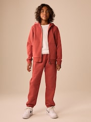 Rust Brown Skull Zip Through Sweat Hoodie (3-16yrs) - Image 2 of 4