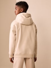 Ecru Skull Overhead Hoodie (3-16yrs) - Image 4 of 9