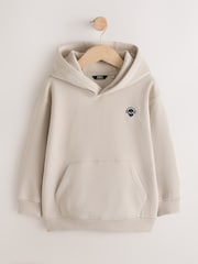 Ecru Skull Overhead Hoodie (3-16yrs) - Image 6 of 9