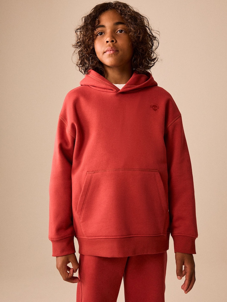 Rust Skull Overhead Hoodie (3-16yrs) - Image 1 of 9 Rust Skull Overhead Hoodie (3-16yrs) - Image 1 of 9