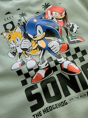 綠色 - Sonic Print Crew Neck Sweatshirt (3-16yrs) - 圖片 5，共 5