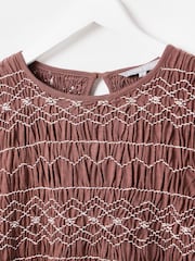 Oliver Bonas Shirred Bodice Long Sleeve Top - Imagen 5 de 8